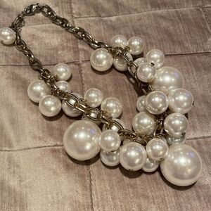 Enormous Pearl Statement Necklace by Express